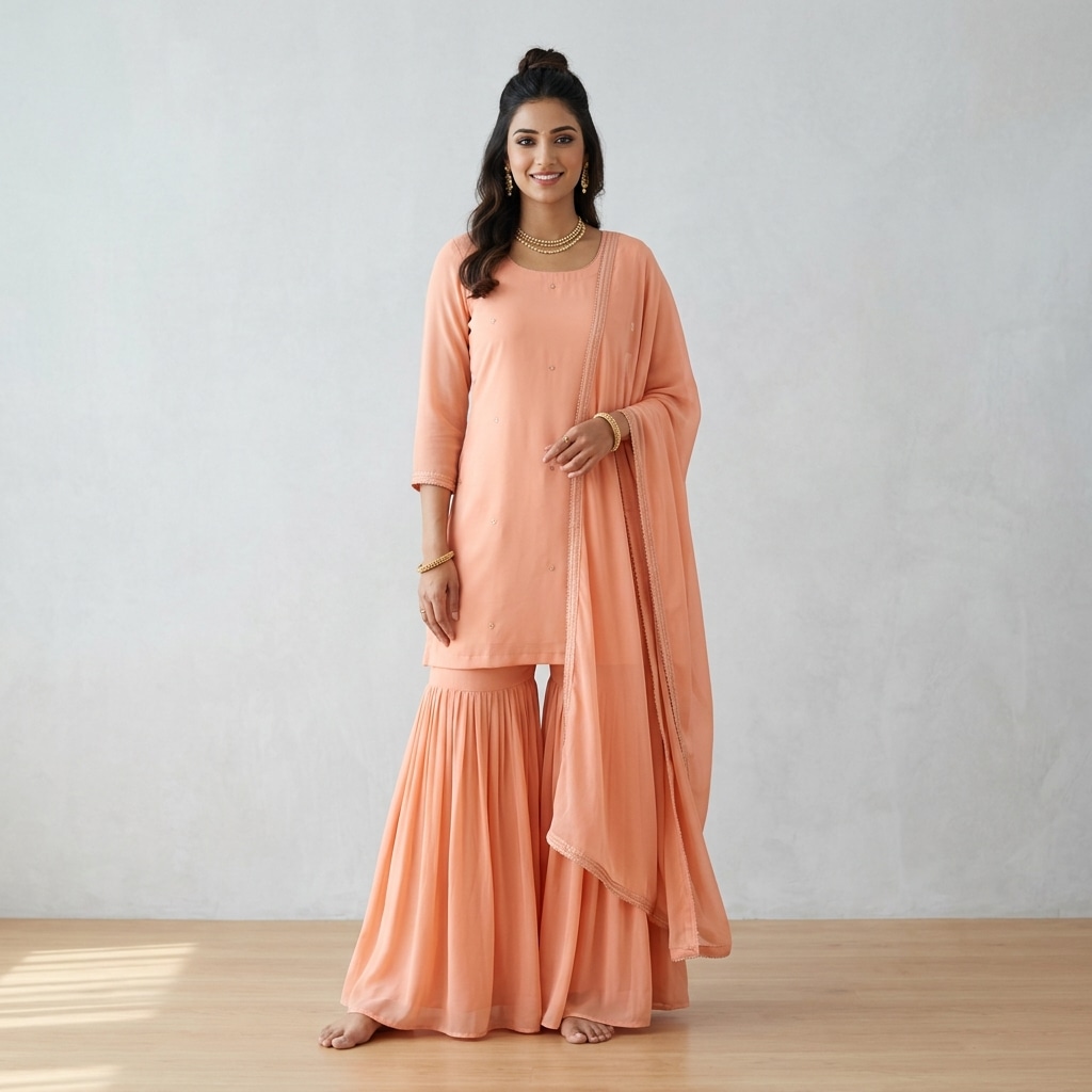 Designer Sharara Suit Set